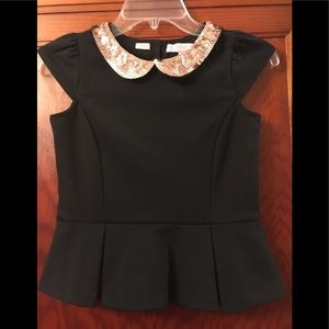 NWOT Ted Baker Girl’s Peplum Top